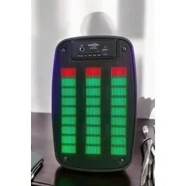 Bluetooth  Hoparlör Mikrofonlu Speaker Taşınabilir Şarjlı