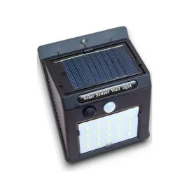 Solar Sensörlü Duvar Lambası Bahçe Lamba 20 Led Işık