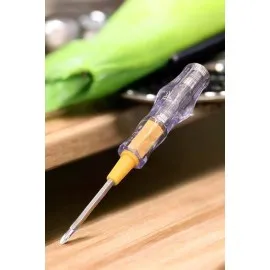 Test Cihazı Kontrol Kalemi Çift Başlıklı Şeffaf Elektrik Testi