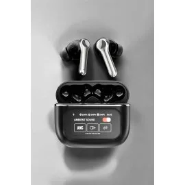 Yeni Nesil Bluetooth Kulaklık Ekranlı Yüksek Ses Kaliteli Uzun Şarj Süreli