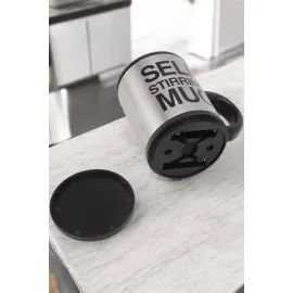 Mikser Kupa Yazılı Mug Bardak Karıştırma Özelliği