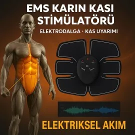 Ems Titreşimli Spor Cihazı Kas Geliştirme Ve Yağ Yakma 2025 Seri Orijinal