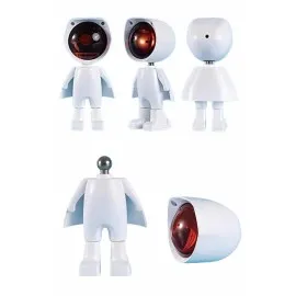 Gün Batımı Lambası Işık Arka Plan Projektör Sevimli Astronot Enerji Tasarruflu