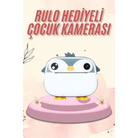 Dijital HD Video Kamera Çocuk Fotoğraf Makinesi  Anlık Termal Rulo