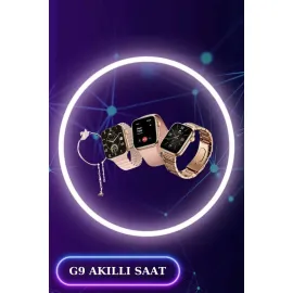 3 Kordonlu Dokunmatik Ekran Akıllı Saat ve 2.Nesil Kablosuz Bluetooth Kulaklık ANC/ENC