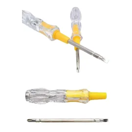 Çift Uçlu Kontrol Kalemi Elektrik Test Kalemi Şeffaf