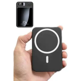 Magsafe Hızlı Şarj 10.000 Mah Wireless Şarj Powerbank Android ve İOS Uyumlu