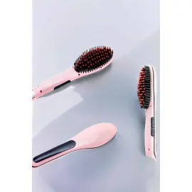 Fön Etkili Saç Düzleştirici Tarak Yıpranma Karşıtı Döner Kablo Isı Ayarlı