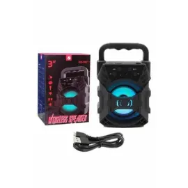 Bluetooth Hoparlör Android ve İOS Uyumlu Ses Bombası USB Girişli Taşınabilir