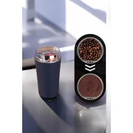 Taşınabilir Kahve & Baharat Öğütücü, Kolay Temizlenebilir ve Uzun Ömürlü Paslanmaz Çelik