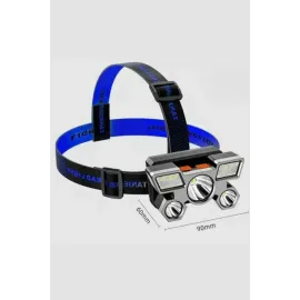 5 LED Far Şarj Edilebilir Güçlü Kafa Lambası Kamp Lambası 4 Modlu (Kopya)