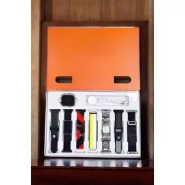 Akıllı Saat 7 Kordonlu Bildirim Görebilen Metal Kordon Gps Özelliği