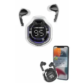 Kablosuz Dijital Göstergeli Powerbanklı IOS ve  Android Uyumlu Gaming Kulaklık