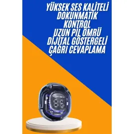 Kulak İçi Bluetooth Kulaklık ANC ENC Özellikli Şarj Göstergeli Kablosuz Kulaklık