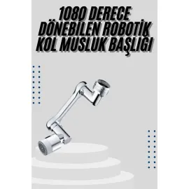 Mutfak Musluk Başlığı 1080 Derece Dönebilir Oynar Başlıklı Musluk Aparatı