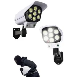 Solar Bahçe Aydınlatması Hareket Sensörlü Uzaktan Kumandalı Kamera Görünümlü