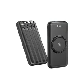 Kablosuz Çoklu Şarj Girişli 10.000 Mah Kablolu Powerbank Taşınabilir