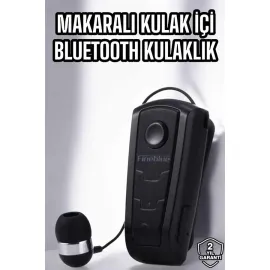 Makaralı Bluetooth Kulaklık Çağrı Cevaplama Kablolu Uzun Pil Ömrü