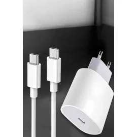 Şarj Aleti İOS 15/15 Pro Max Uyumlu Şarj Adaptörü ve Kablosu