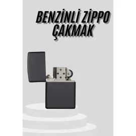 Çakmak Parlak Siyah Doldurulabilir Hedyelik Eşya