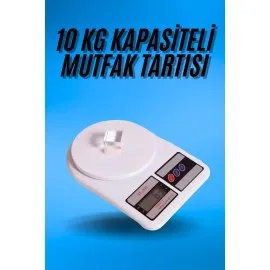 Dijital Hassas 10 Kg Mutfak Terazisi Tartısı Lcd Ekran Mutfak Tartısı