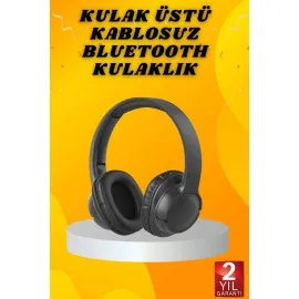 Kulak Üstü Bluetooth Kulaklık Ayarlanabiilir Uzun Pil Ömrü Kablosuz 5.0 Bluetooth