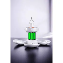 Güneş Enerjili Solar Aydınlatma Kamp Çadır Lambası Şarjlı Ampül Led Şarjlı El Feneri Işıldak