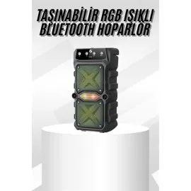 Çift Çıkışlı Güçlü Bataryalı Kablosuz Yüksek Ses Kaliteli Bluetooth Hoparlör