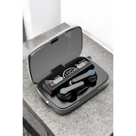 Bluetooth Kulaklık Powerbankli Dijital Göstergeli Dokunmatik Kontrol