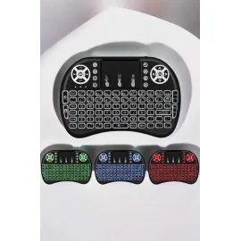 Usb Bağlantılı Mini Q Klavye Işıklı Tüm Cihazlara Uyumlu