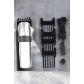 4 Taraklı Taşınabilir Profesyonel Saç ve Sakal Kesme Tıraş Makinesi