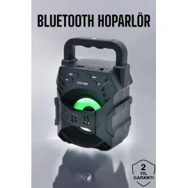 Işıklı Bluetooth Hoparlör Müzik Ve Renkli Işık Taşınabiilir