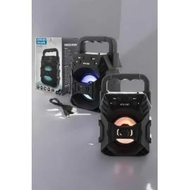 Işıklı Bluetooth Hoparlör Müzik Ve Renkli Işık Taşınabiilir