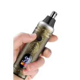 Tıraş Makinesi Pro 3 Başlıklı Dijital Göstergeli Saç Sakal Kulak ve Burun