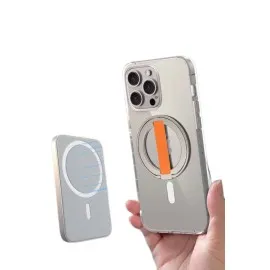 Magsafe Battery Pack Powerbank Kablosuz Şarj 5.000 Mah