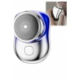 Mini Sıfır Sakal Yanak Tıraş Makinesi Usb Şarjlı Sıfır Sakal Taşınabilir Korumalı