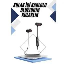 Kablolu Kulakiçi Bluetooth Kulaklık Mıknatıslı Anc Özellikli Yüksek Ses Kaliteli