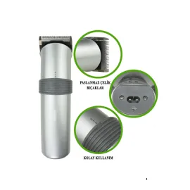 Yeni Nesil Profesyonel Şarjlı Saç Sakal Tıraş Makinesi Ayarlanabilir 4 Taraklı