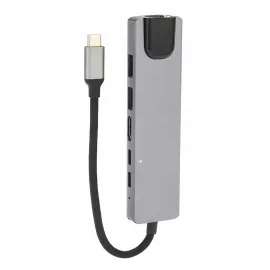 8 Port Çoklayıcı Macbook Ile Uyumlu Çoğaltıcı Type-C dönüştürücü TF SD kart