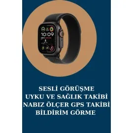 Akıllı Saat Nabız Ölçer Uyku Takibi Adımsayar Alarm Ve Hatırlatıcı Çağrı Cevaplama