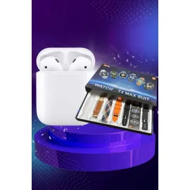 2025 Model Akıllı Saat ve 2.Nesil TWS Bluetooth Kulaklık Yüksek Ses Kaliteli