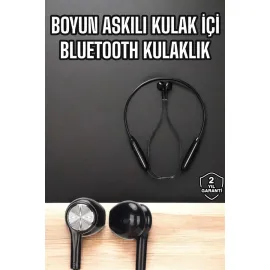 Kablolu Boyun Askılı Dijital Göstergeli Bluetooth Kulaklığı 60 Saat