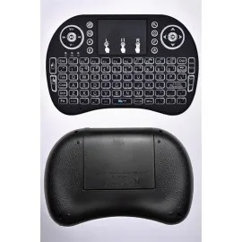 Işıklı Kablosuz Mini Q Klavye Tüm Cihazlara Uyumlu