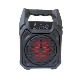 Bluetooth Hoparlör Led Işıklı Taşınabilir Kablosuz Speaker Uzun Pil Ömrü