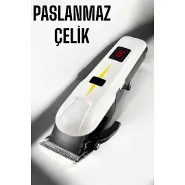 Tıraş Makinesi Uzun Ömürlü Batarya, Keskin Bıçaklar Ve Profesyonel