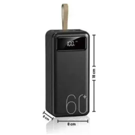 Powerbank Yüksek Kapasiteli 60.000 Mah Hızlı Şarj Şarj Özellikli Batarya