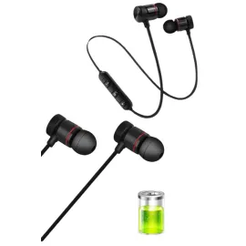 Kablolu Kulakiçi Bluetooth Kulaklık Mıknatıslı ANC Özellikli Yüksek Ses Kaliteli