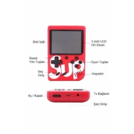 Nostalji Oyunlu Mini Atari Gamebox 400 Oyunlu El Atarisi