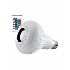 Lamba Hoparlör Ampül Görünümlü Renk Değiştirebilen Android Ve İos Uyumlu