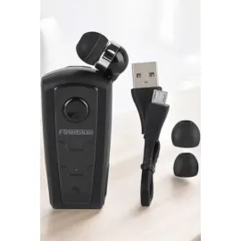 Tüm Telefonlara Uyumlu Mikrofonlu Titreşimli Makaralı Bluetooth Kulakiçi Kulaklık